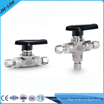 Stainless steel instrument ball valve